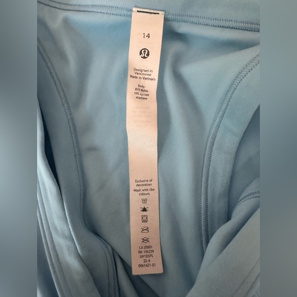 Lululemon Align Waist-Length Racerback Tank Top size 14 - Picture 6 of 6